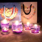 Серия океана Set Crystal Jelly Fragrance Candle Day Valentine's Day Candle Candle Romantic Предложение о день рождения
