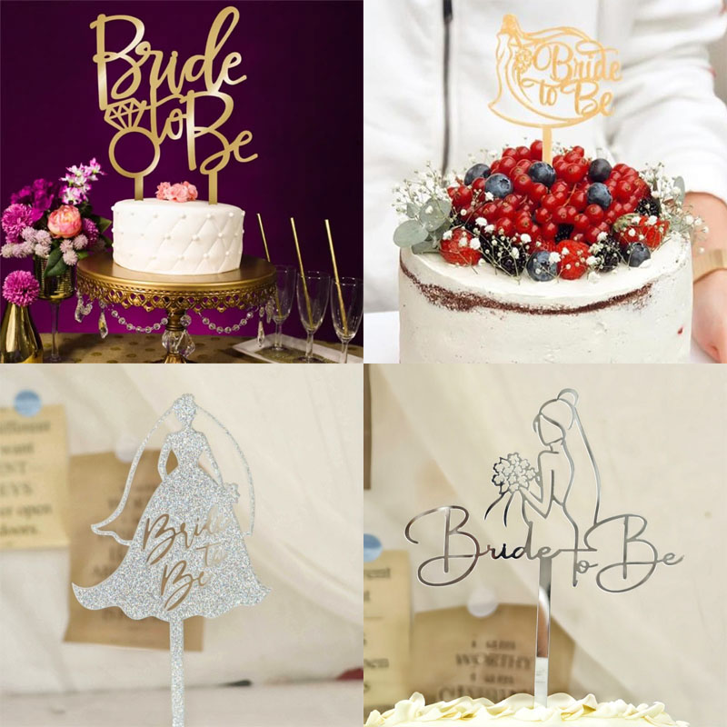准新年婚前派对装饰创意蛋糕插牌