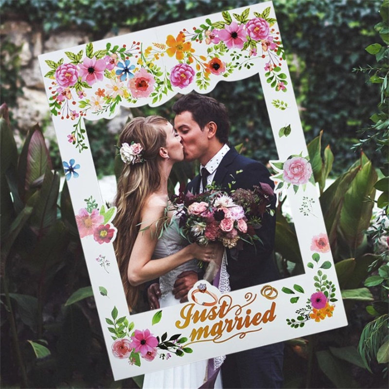 婚礼结婚手持相框拍照道具节庆