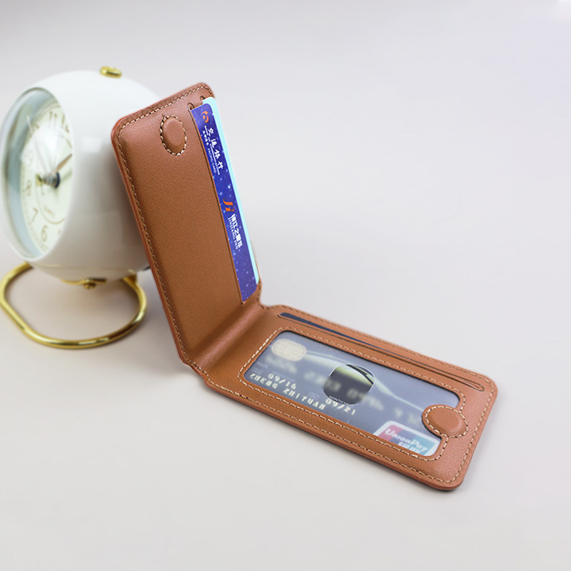 磁吸皮革多卡位手机卡包支架