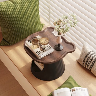法式中古风创意飘窗小桌子榻榻米矮茶桌家用炕桌飘窗桌窗台小茶几