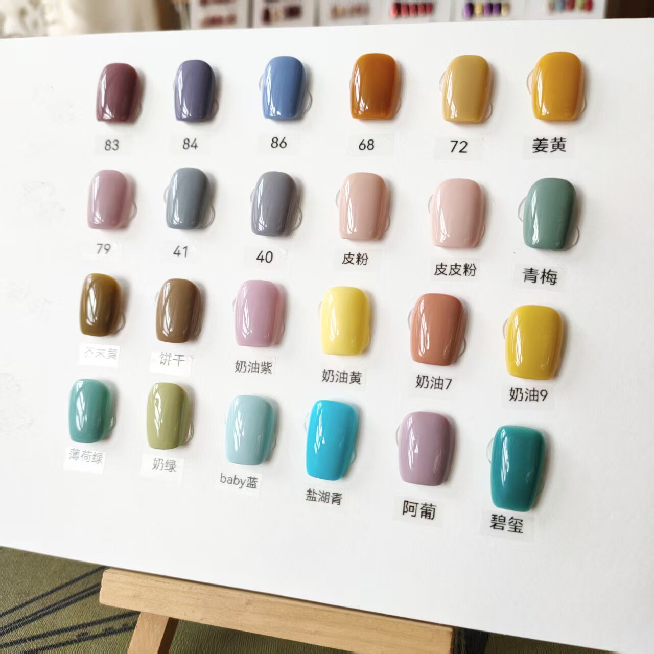 7号链接自选甲型尺码颜色手工高级感纯色穿戴甲下单现做2副包邮