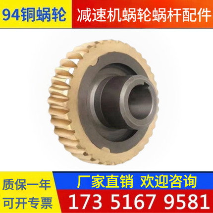 WP系列减速机蜗轮40型50型60型70型80型100型铜涡轮配件铜包铁