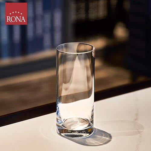 RONA洛娜classic经典饮料牛奶进口水晶玻璃耐热家用泡茶平底水杯
