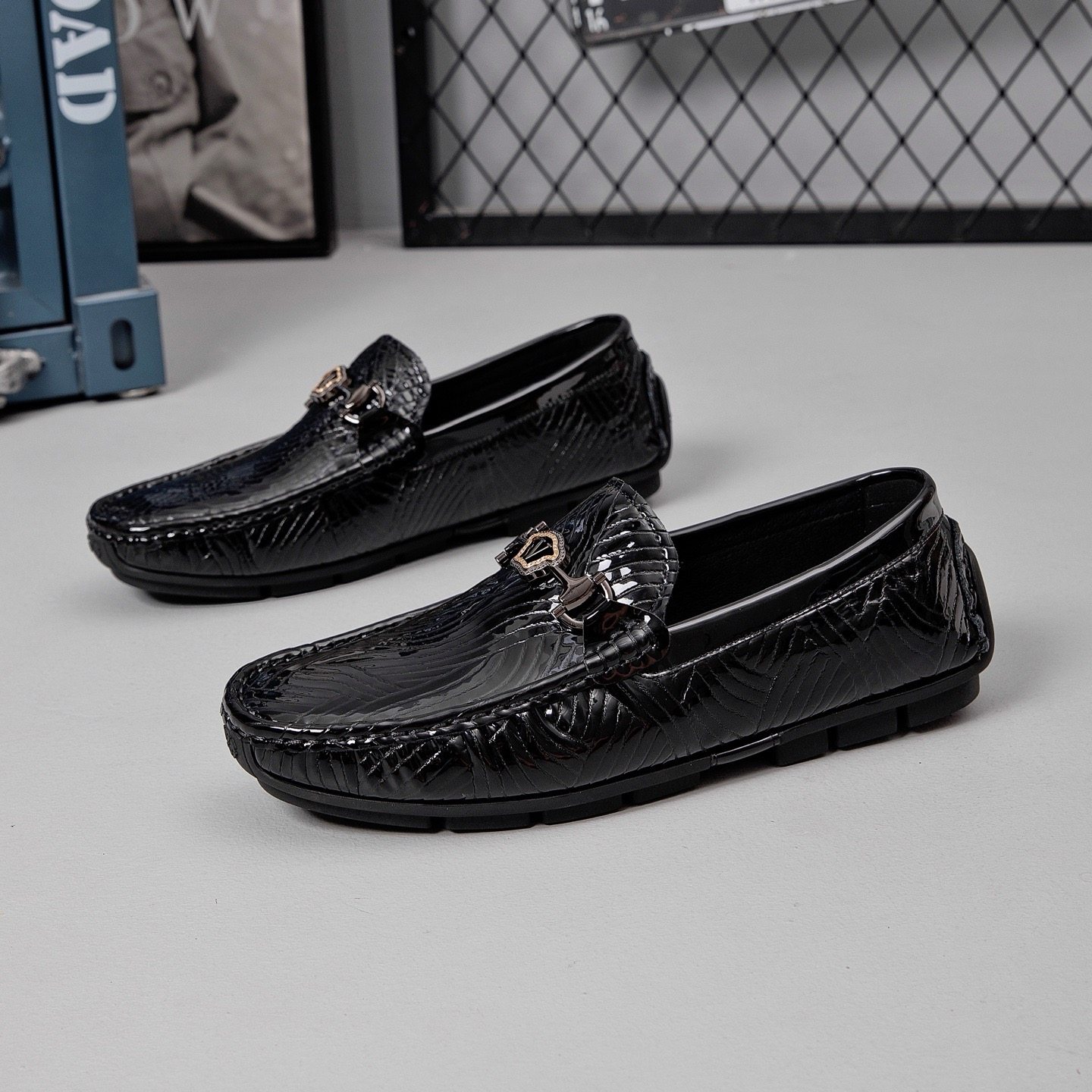 2026新款豆豆鞋男鞋真皮一脚蹬懒人鞋英伦风休闲皮鞋潮鞋子驾车鞋