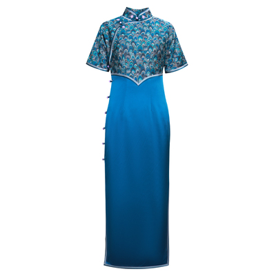 新中式风盘扣旗袍女优雅手工