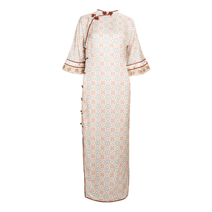 「听风涧」2880盖世红颜中国风复古气质高端设计感气质百搭旗袍