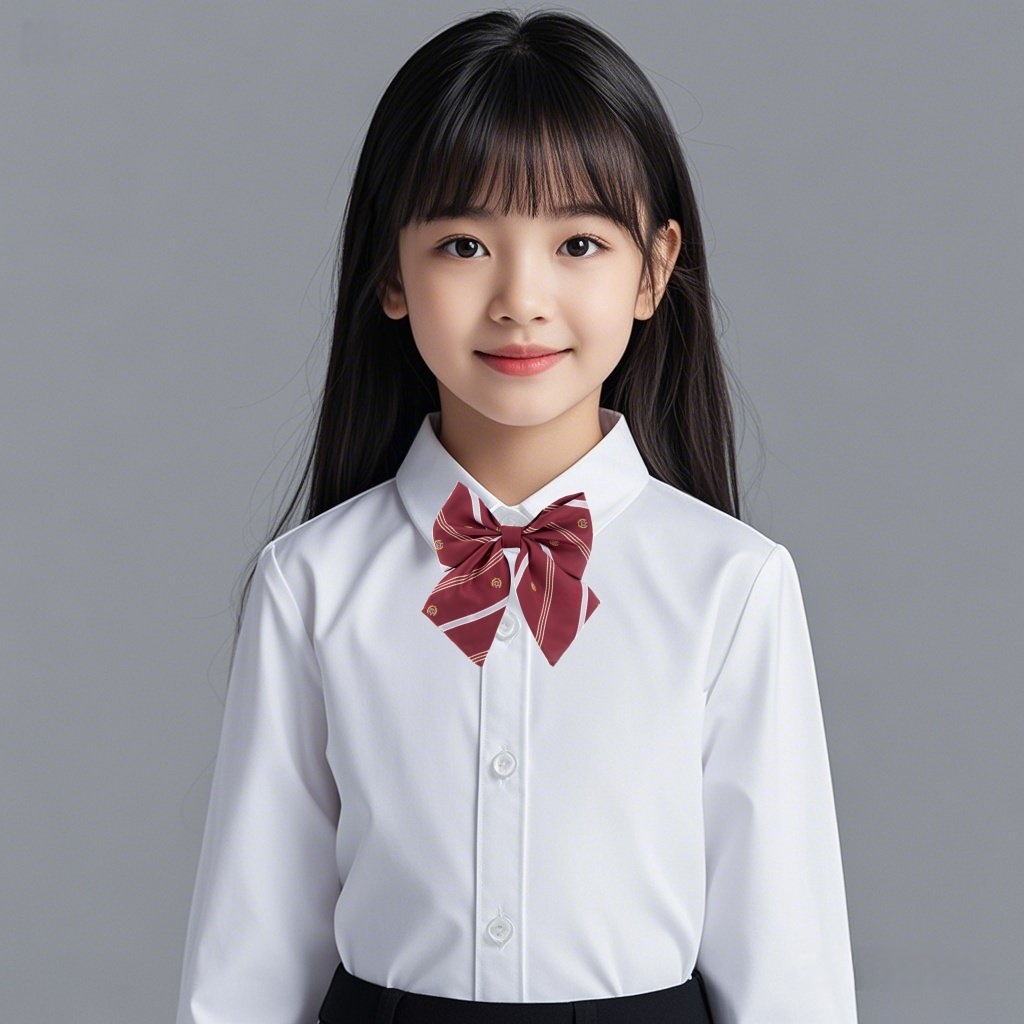 儿童白衬衫加绒长袖冬季棉男童演出校服小学生女童纯白色保暖衬衣