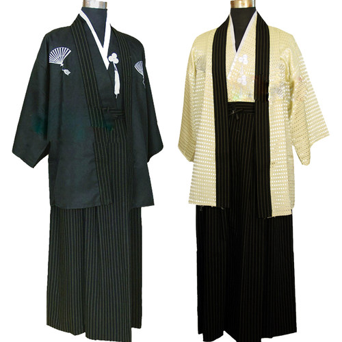 日本式传统男士和服cosplay正装
