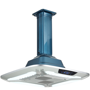 韩强棋牌室麻将机吸烟灯升降吊灯空气净化器馆桌酒店抽吸排烟吊灯