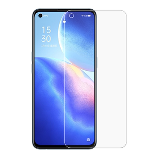 适用opporeno5k钢化膜opporeno5k5g手机膜reno5k全屏oppo原装opporone新款ooporeno防指纹0pp0reon屏幕5k贴膜