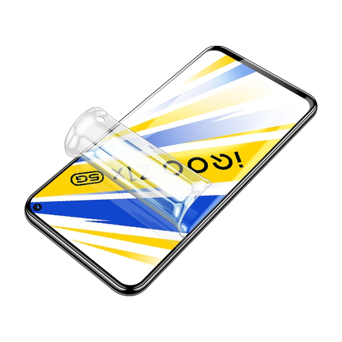 iqooz1x钢化膜vivoiqooz1水凝膜全屏覆盖iqooz1手机全包iq00z1x原厂无白边ipooz1电竞软膜蓝光防摔指纹贴膜叉