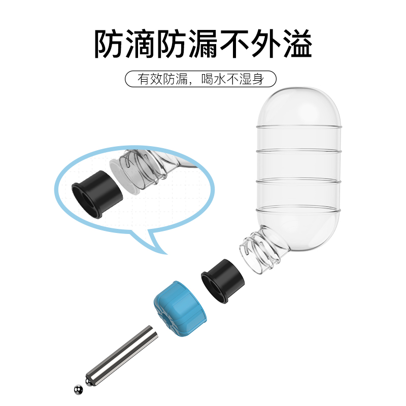仓鼠窝喂食饮水器三合一金丝熊小宠通用生活用品食盒躲避屋可拆卸