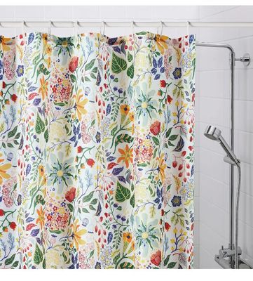 现货包邮宜家斯瓦茨塔尔/斯丹鲁默/吉索加浴帘180x200隔断挡水帘