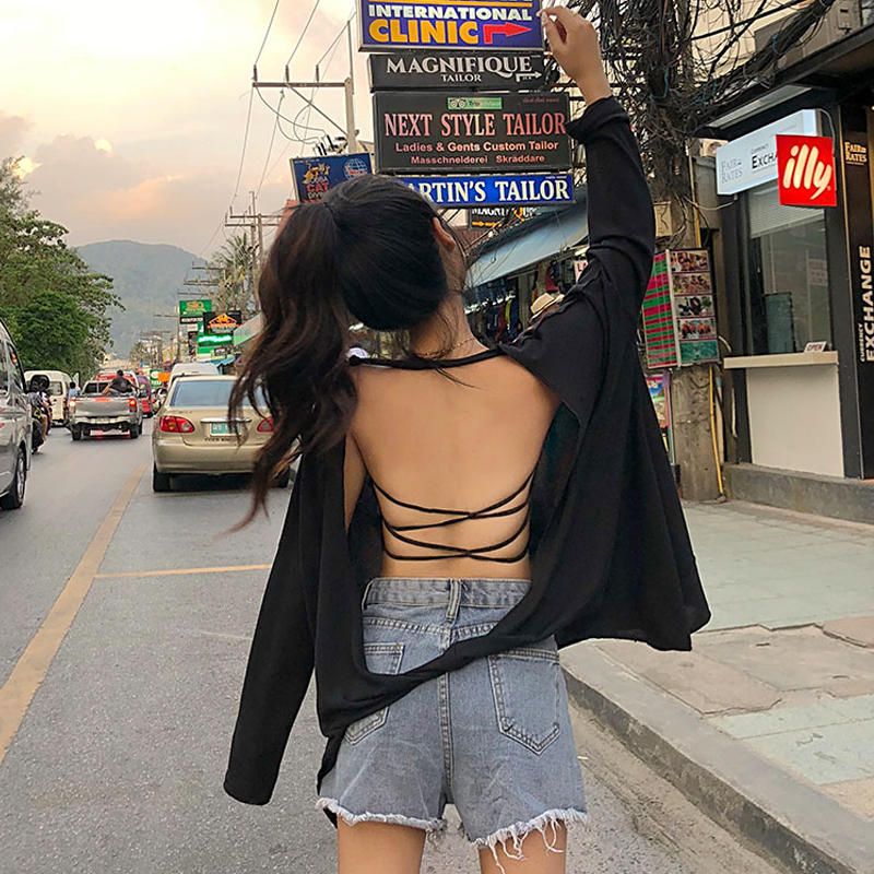 美背冰丝性感交叉带无钢圈文胸