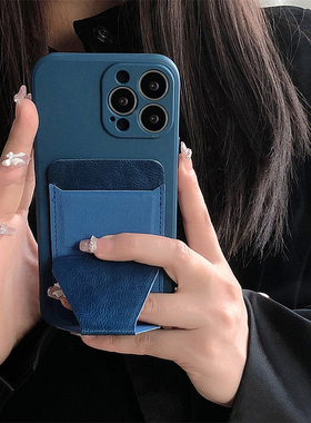 折叠隐形插卡包华为P60手机壳荣耀80/70/60/50/30硅胶magic5/4软壳P50/mate60/50pro支架nova11/10/9/8畅享Z