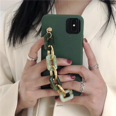 韩风祖母绿手链条华为X10手机壳