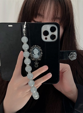 复古女神华为mate70pro手机壳翻盖Pura70ultra皮套nova14/13荣耀300/400插卡200/100卡包畅享60x手提式P50/40