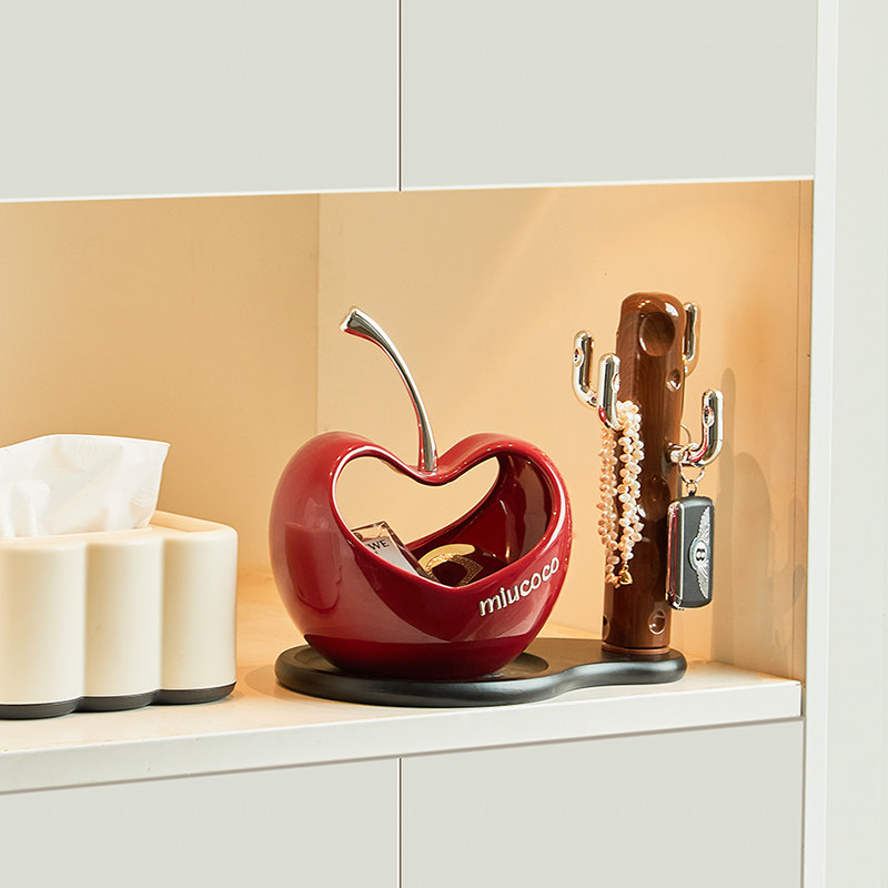 玄关装饰收纳盒高颜值入户门口钥匙置物架杂物摆件轻奢高级感客厅,收纳整理,桌面收纳盒,淘宝优惠券,粉丝福利购,淘宝优惠卷