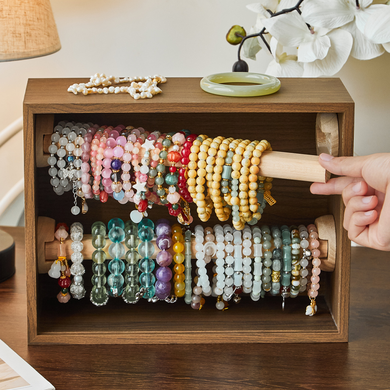 木质手串收纳盒！文玩手串展示架