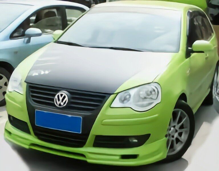 两厢大众波罗小包围改装 polo波罗前后唇侧裙改装 大众劲情尾翼