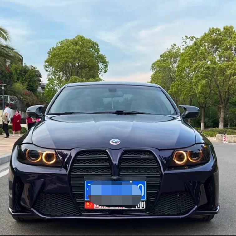 05-12宝马3系e90改装大包围 E90改装RA大嘴前杠后杠侧裙保险杠