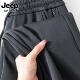 纯棉加厚休闲裤 JEEP加绒卫裤 子 大码 宽松加肥加大运动裤 男冬季 新款