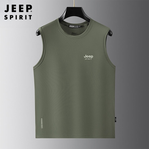 吉普正品健身背心男士夏季薄款