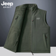 JEEP吉普双面穿马甲男冬季 2024新款 宽松坎肩马夹中年爸爸外穿背心