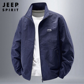 宽松中年爸爸上衣2025春秋款 JEEP吉普外套男春季 新款 休闲运动夹克