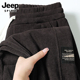 男士 束脚灯芯绒运动裤 冬季 JEEP吉普春秋卫裤 加绒加厚休闲长裤 子男