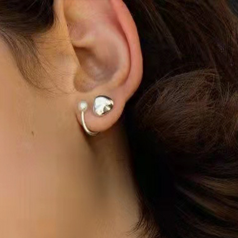 knobbly 以色列小众 不规则简约耳钉天然两戴珍珠耳环耳饰