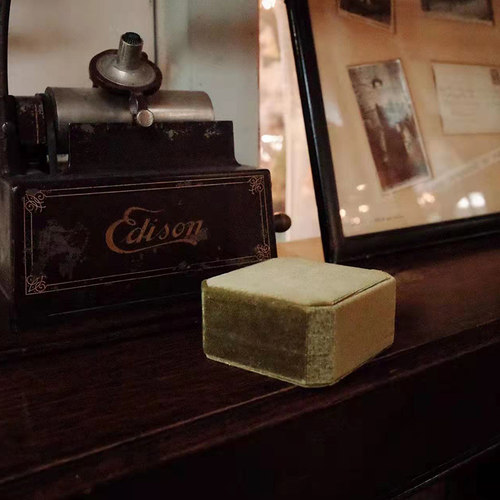 TimelessChic高级丝绒复古首饰盒