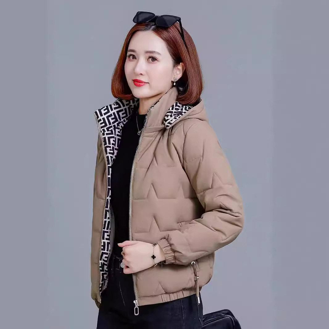 加绒棉衣女冬季2025新款中年妈妈冬装棉服女式小个子加厚棉袄