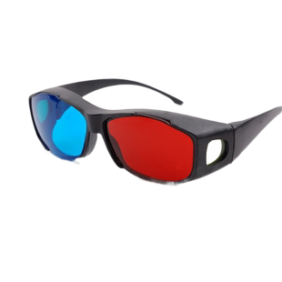 红蓝3d眼镜普通电脑电视手机专用 三D立体暴风影音近视通用