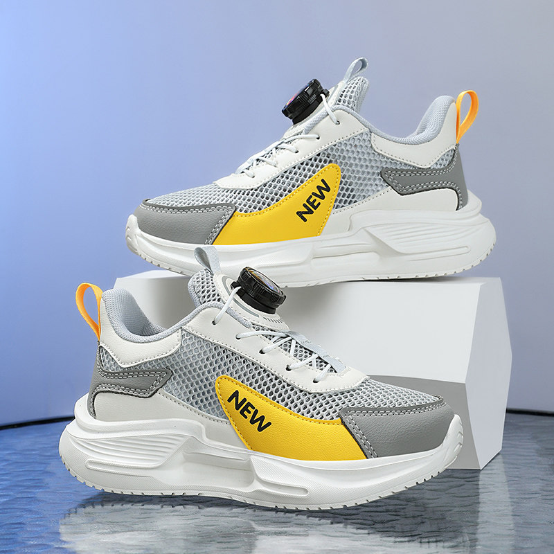 ABCkings男童运动鞋新款2026夏季网面跑步鞋轻便防滑耐磨休闲童鞋