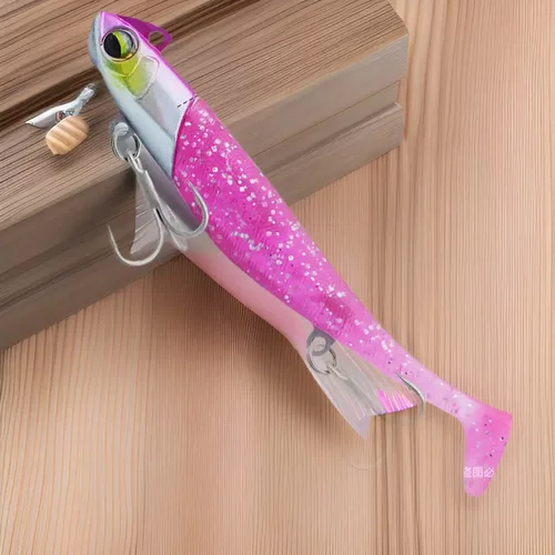 风鲨弯刀路亚假鱼饵包铅鱼铅头