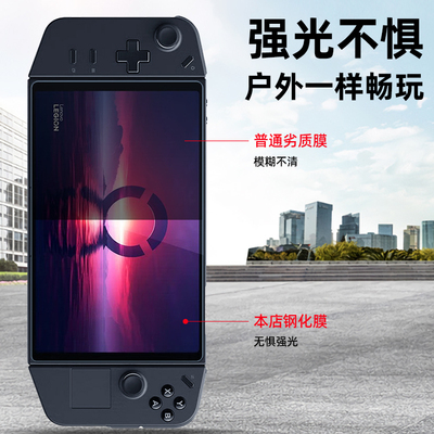 适用拯救者LEGIONGO掌机钢化膜