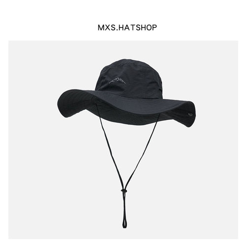 大檐防晒渔夫帽户外徒步登山帽