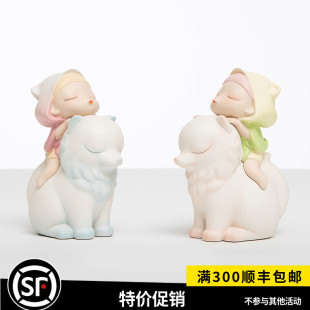 可米生活白夜童话 灵狐铃音 新款创意潮玩手办可爱玩具公仔女礼物