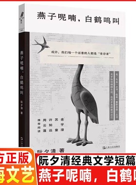 燕子呢喃白鹤鸣叫 阮夕清经典文学短篇小说重光relire上海文艺出版社中国现当代文学正版图书籍 金宇澄苏童许知远周云蓬推荐阅读