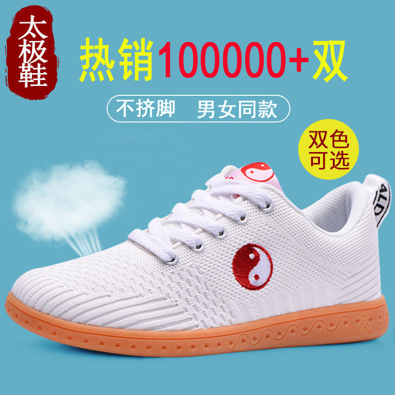 彩梦程飞织太极鞋练功鞋图片