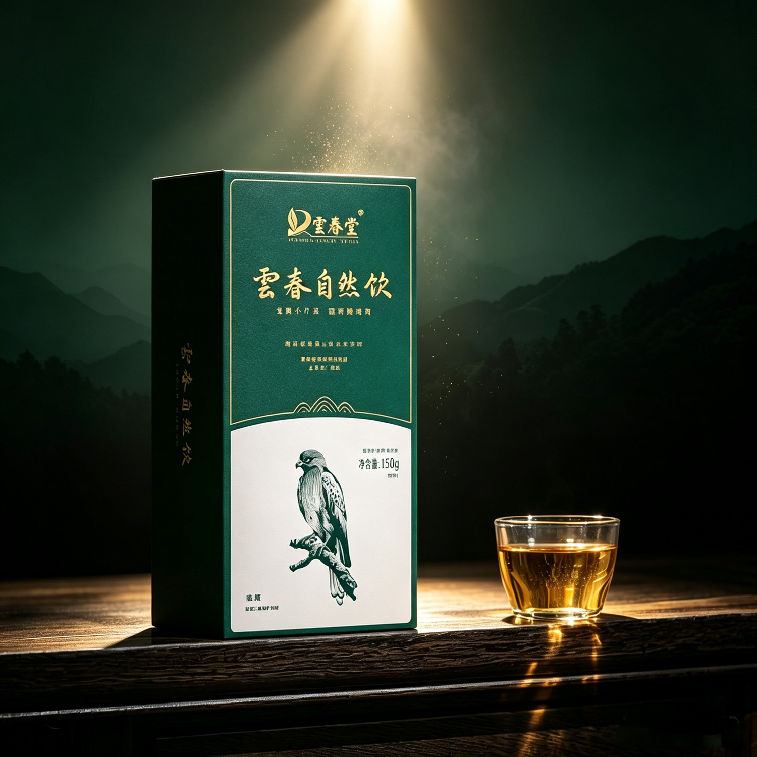 云南古树普洱生茶一次一泡小方片饼礼盒装送礼便携带150g盒30袋装