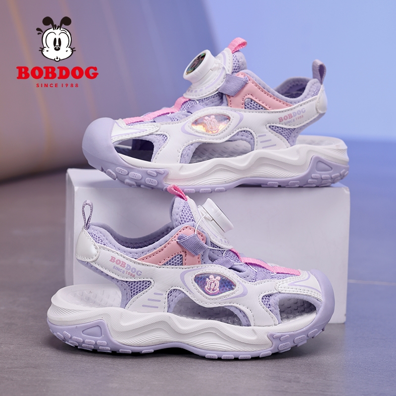 巴布豆女童凉鞋夏季防滑沙滩鞋