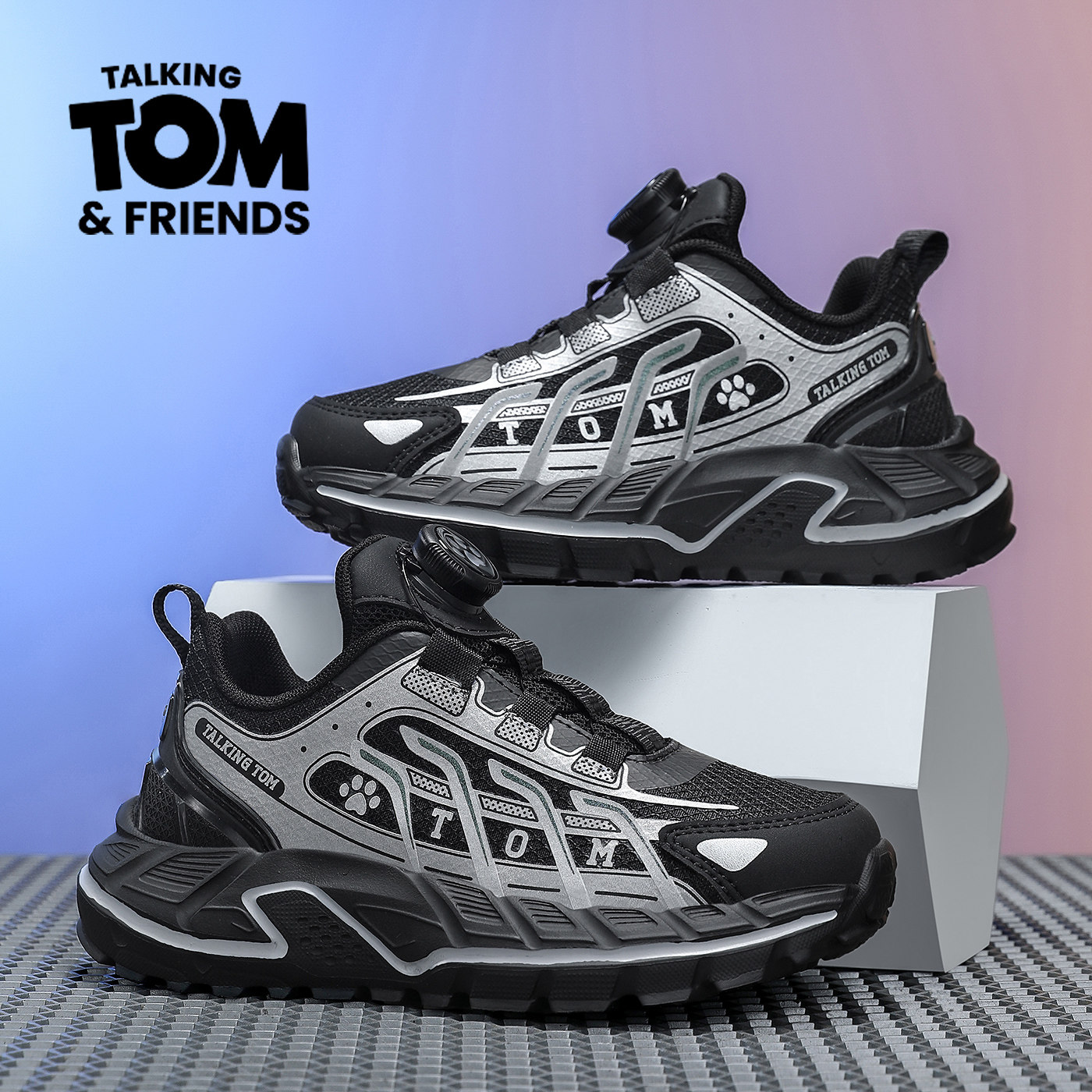 汤姆猫男童网面透气运动鞋2026新款春秋季防臭软底防滑儿童跑步鞋,童鞋/婴儿鞋/亲子鞋,运动鞋,淘宝优惠券,粉丝福利购,淘宝优惠卷