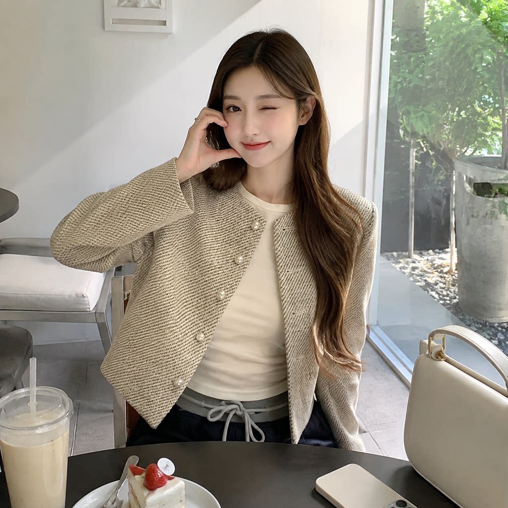 小香风短外套女春秋显瘦高级感