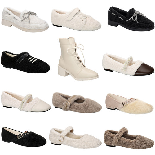 清仓断码毛毛豆豆鞋买到就是挣到