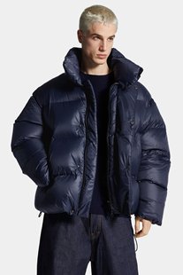 Dsquared2男士工装羽绒服外套短款D2次方马甲女士新款冬季