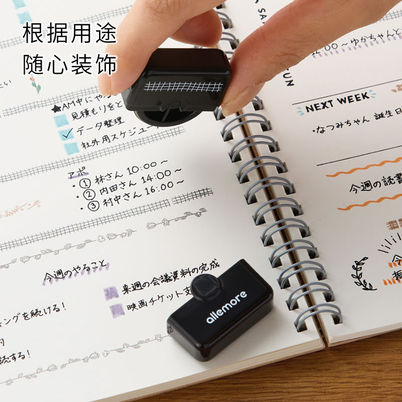 旗牌滚轮式油性浸透印花边印