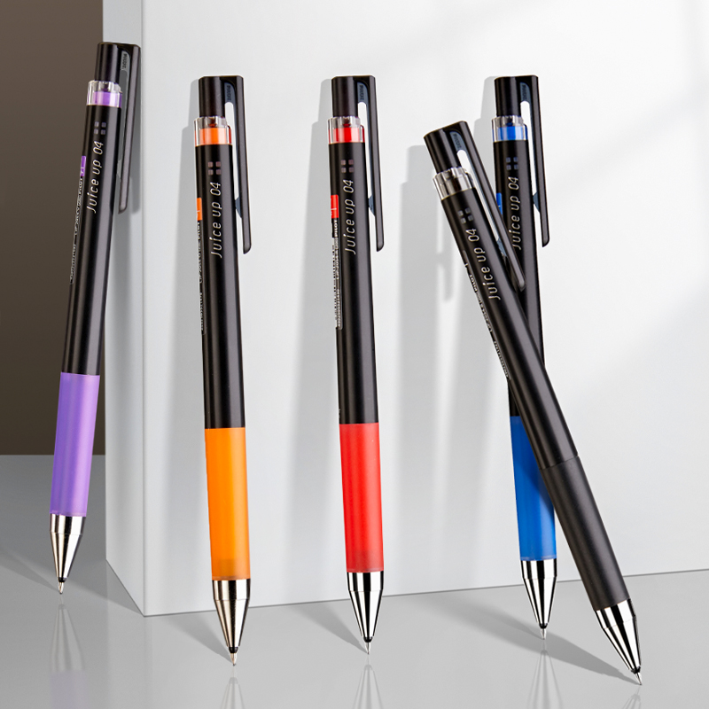 日本百乐彩色果汁笔按动中性笔